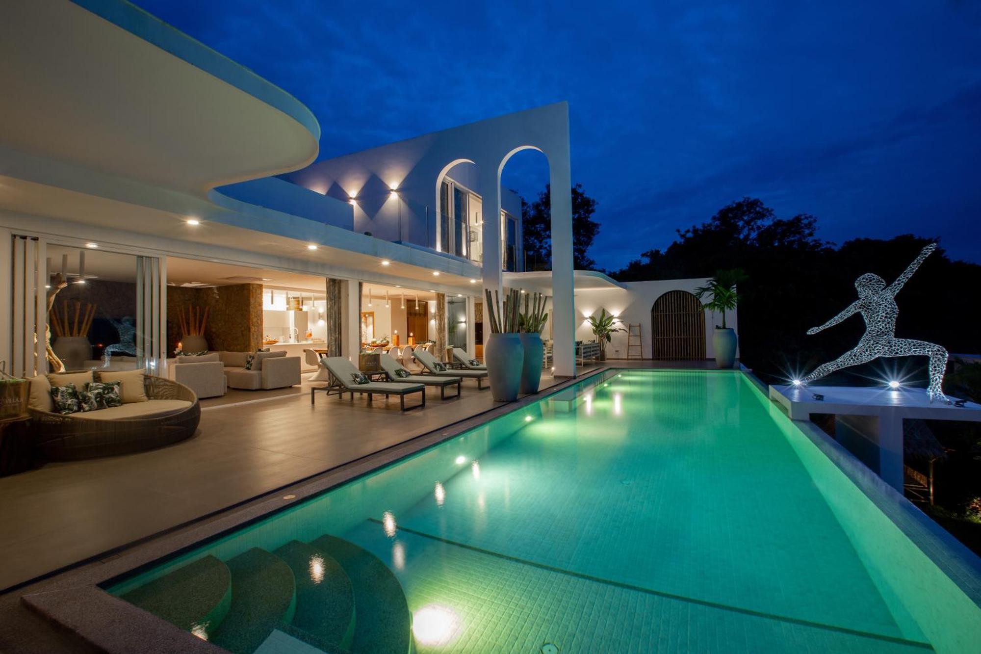 Ferienhaus Stunning 7 Bedroom 2 Swimming Pools Ko Samui
